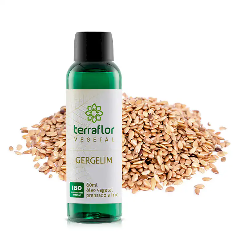 Óleo Vegetal Gergelim Prensado a Frio Terraflor - 60ml - Blend Essencial